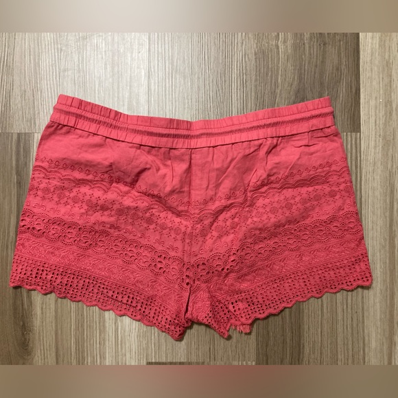 LOFT pink eyelet shorts - Picture 7 of 8